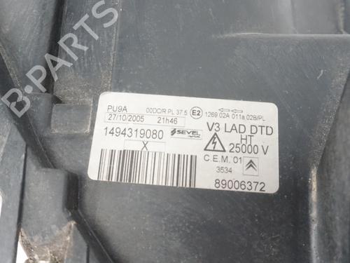 Højre forlygte CITROËN C8 (EA_, EB_) 2.2 HDi (128 hp) 18171322