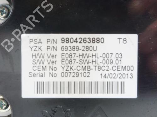 Instrument cluster PEUGEOT 5008 (0U_, 0E_) 2.0 HDi | BP18196958C47 