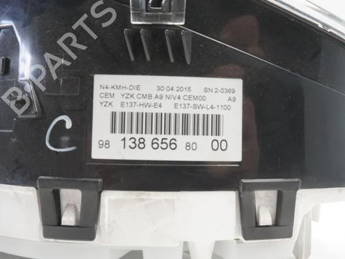 Instrument cluster PEUGEOT 2008 I (CU_) 1.6 BlueHDi 120 | BP18177371C47