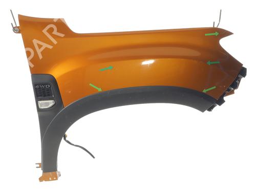 Used Right front fenders DACIA DUSTER (HM_) 1.5 dCi 115 4x4 (HMAD) (116 hp) 29838412