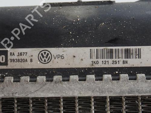 Used Water radiator Water radiator VW GOLF VI (5K1) 1.4 TSI (122 hp) 18179996 18179996