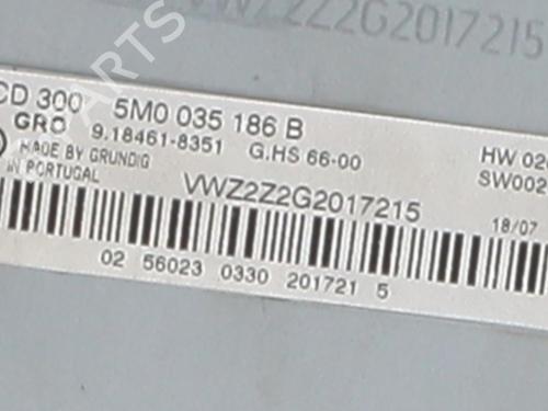 Radio VW GOLF PLUS V (5M1, 521) 1.9 TDI | BP26011561E6 - Image 5