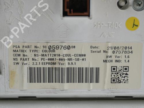 Used Instrument cluster PEUGEOT 2008 I (CU_) 1.6 HDi (114 hp) 18187475