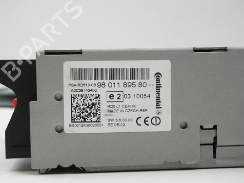 Used Radio CITROËN C4 II (NC_) 1.6 HDi 90 (92 hp) 18173264