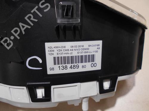 Instrument cluster PEUGEOT 208 I (CA_, CC_) 1.6 HDi / BlueHDi 75 | BP18197786C47 