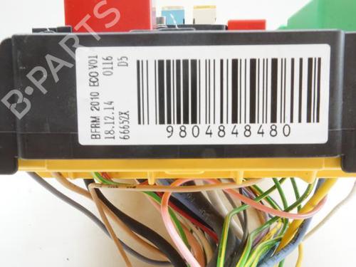 Fuse box PEUGEOT 208 I (CA_, CC_) 1.0 VTi | BP18196896E1