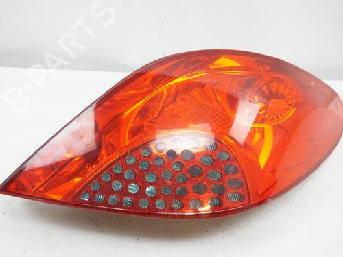 Used Right taillight PEUGEOT 207 (WA_, WC_) 1.6 HDi (90 hp) 21143838