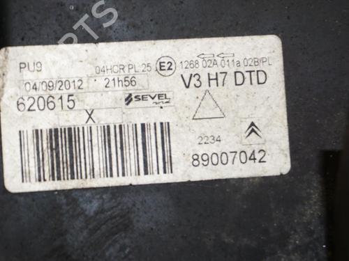 Right headlight CITROËN C8 (EA_, EB_) 2.2 HDi | BP18183111C29 