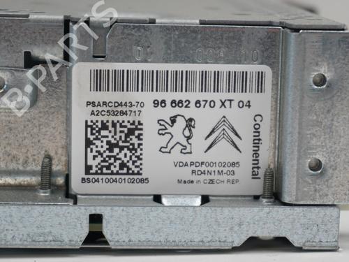 Radio CITROËN C4 Grand Picasso I (UA_) 1.6 VTi 120 | BP18189332E6 