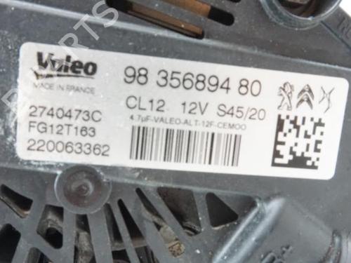 Alternator PEUGEOT 208 II (UB_, UP_, UW_, UJ_) 1.2 PureTech 100 | BP18175267M7