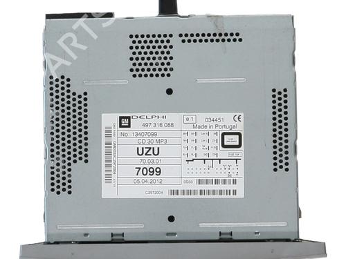 Radio OPEL CORSA D (S07) 1.3 CDTI (L08, L68) | BP28185164E6 