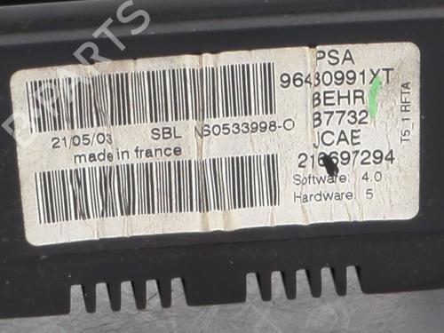 AC Styreenhet / Manøvreringsenhet PEUGEOT 307 (3A/C) 2.0 HDi 90 | BP19731310I5 