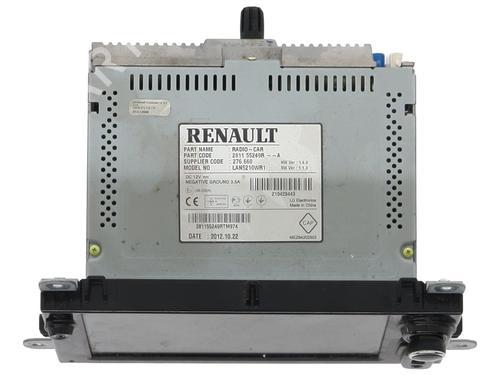 Radio RENAULT CLIO IV (BH_) 1.5 dCi 90 | BP21552509E6 