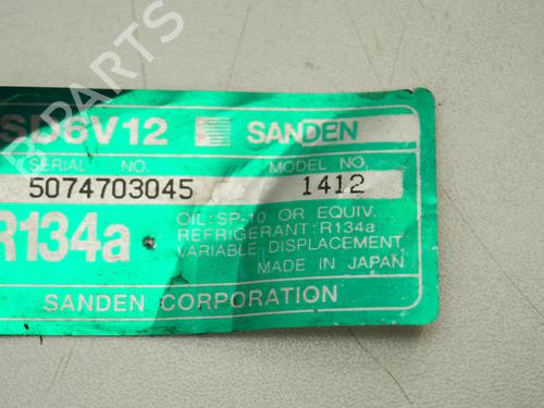 Used AC compressor AC compressor PEUGEOT 206 Hatchback (2A/C) 1.4 i (75 hp) 18188255 18188255