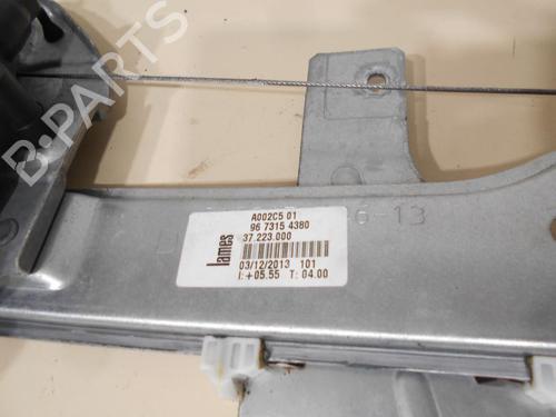 Used Front right window mechanism PEUGEOT 208 I (CA_, CC_) 1.6 HDi (92 hp) 18193765