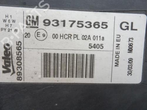 Scheinwerfer rechts für OPEL MERIVA A MPV (X03) 1.7 CDTI (E75) (100 hp) 18174128