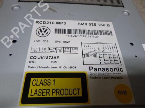 Radio VW POLO V (6R1, 6C1) 1.2 | BP18174346E6 