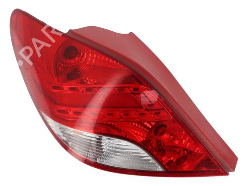 Used Left taillight PEUGEOT 207 (WA_, WC_) 1.6 HDi (92 hp) 32087028