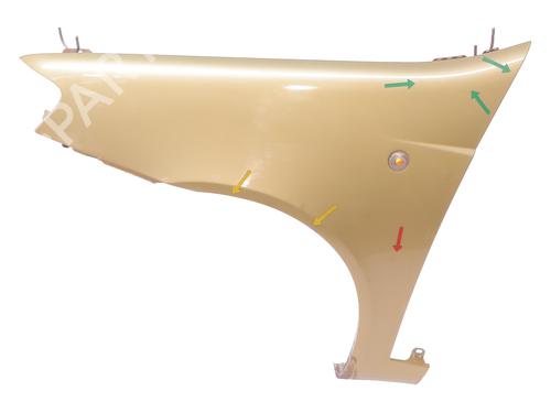 Used Left front fenders FIAT PUNTO (188_) 1.2 16V 80 (188.233, .235, .253, .255, .333, .353, .639,... (80 hp) 28826979