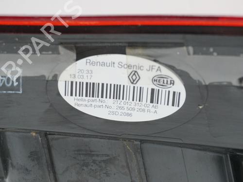 Højre baglygte bagklap RENAULT SCÉNIC IV (J9_) 1.6 dCi 130 | BP18176284C80 