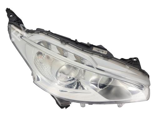 Used Right headlight PEUGEOT 208 I (CA_, CC_) 1.6 HDi (92 hp) 32162514