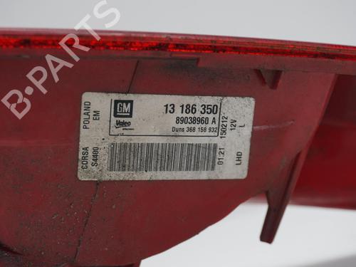Used Left taillight Left taillight OPEL CORSA D (S07) 1.3 CDTI (L08, L68) (75 hp) 18191441 18191441