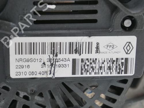 Alternator RENAULT MEGANE IV Hatchback (B9A/M/N_) 1.2 TCe 130 (B9MR) | BP18195715M7 