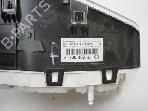 Instrument cluster PEUGEOT 208 I (CA_, CC_) 1.6 HDi / BlueHDi 75 | BP19801689C47