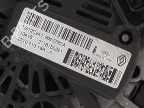 Generator RENAULT CAPTUR I (J5_, H5_) 1.5 dCi 110 | BP19731606M7 