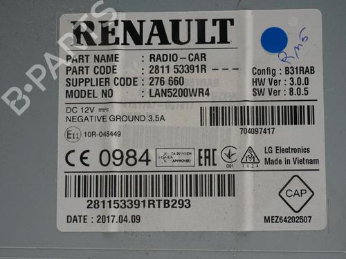 Used Radio DACIA LODGY (JS_) 1.2 TCe (JSAY, JSM0) (115 hp) 18195265