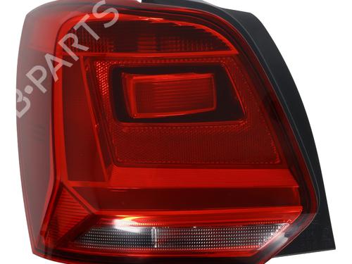 Used Left taillight VW POLO V (6R1, 6C1) 1.4 TDI (90 hp) 23763104