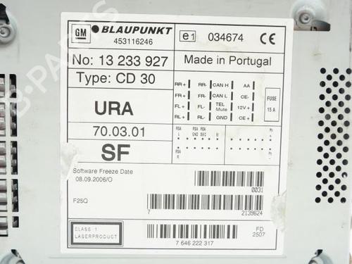 Autoradio OPEL MERIVA A MPV (X03) 1.7 CDTI (E75) | BP18174579E6