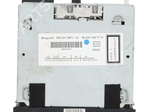 Radio PEUGEOT 3008 I MPV (0U_) 1.6 HDi | BP24985999E6 