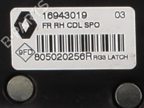 Front right lock RENAULT MEGANE IV Hatchback (B9A/M/N_) 1.2 TCe 130 (B9MR) | BP19729649C97 