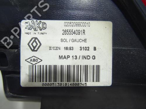 Left taillight RENAULT CLIO IV (BH_) 1.5 dCi 90 | BP18174007C34 