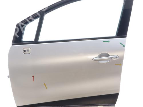 Used Left front door RENAULT CAPTUR I (J5_, H5_) 0.9 TCe 90 (90 hp) 29304625