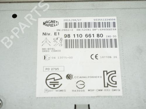 Radio PEUGEOT 208 I (CA_, CC_) 1.6 HDi / BlueHDi 75 | BP19801690E6 