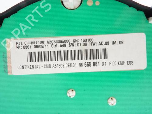 Instrument cluster CITROËN C3 II (SC_) 1.6 VTi 120 | BP18175005C47 