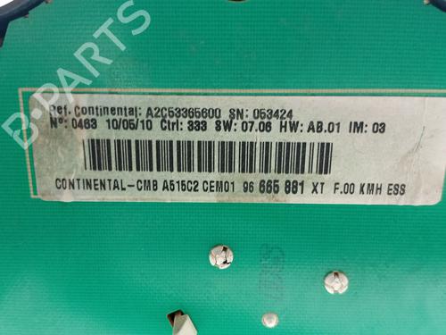 Instrument cluster CITROËN C3 II (SC_) 1.4 | BP36434530C47 - Image 2