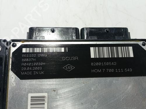 Engine control unit (ECU) RENAULT KANGOO Express (FC0/1_) D 65 1.9 (FC0E, FC02, FC0J, FC0N) | BP31631556M57