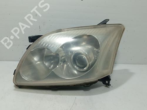 Used Left headlight Left headlight TOYOTA AVENSIS (_T25_) 2.0 D-4D (CDT250_, CDT250R) (116 hp) 33996634 33996634