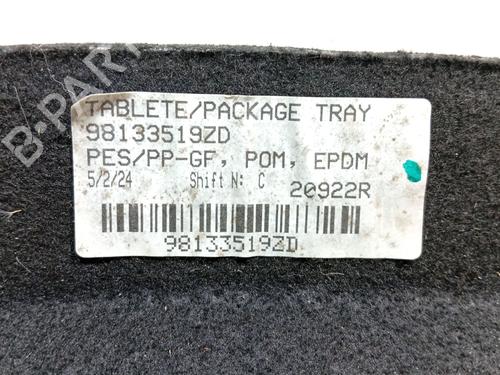 Rear parcel shelf CITROËN C3 III (SX) 1.2 PURETECH 82 | BP40447200C85 - Image 4