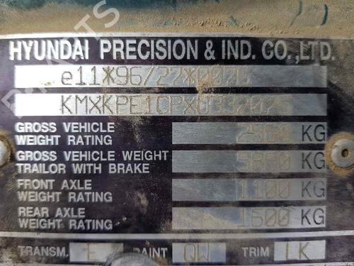 Instrument cluster MITSUBISHI GALLOPER (JK-01) | BP22734821C47