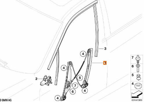 Front right window mechanism BMW 3 (E90) 320 d | BP21779368C23