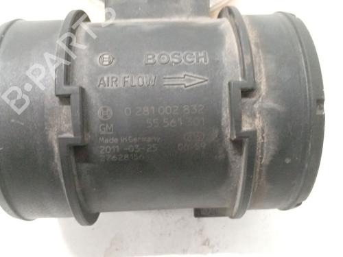 Mass air flow sensor OPEL ZAFIRA / ZAFIRA FAMILY B (A05) 1.7 CDTI (M75) | BP31105086M95 