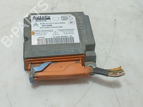 Airbag styreenhed CITROËN BERLINGO / BERLINGO FIRST MPV (MF_, GJK_, GFK_) 1.9 D (MFWJZ) (70 hp) 31194208