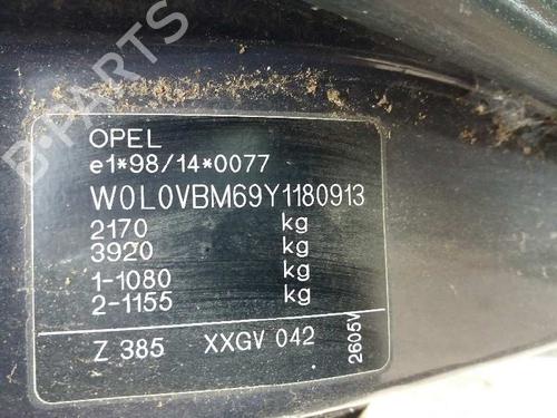 Højre baglygte bagklap OPEL OMEGA B (V94)  | BP31106201C80 