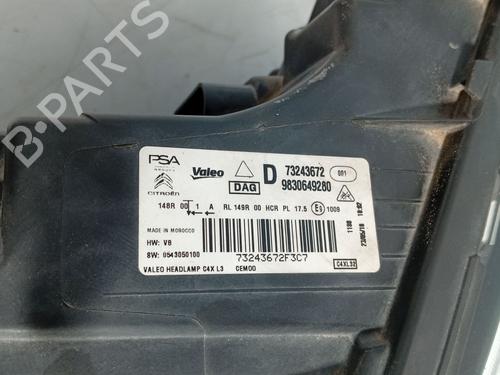 Right headlight CITROËN C4 III (BA_, BB_, BC_) 1.2 PureTech 130 (BAHNSA, BAHNSB) | BP40288130C29 - Image 7