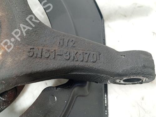 Right front steering knuckle MAZDA 3 (BK) 1.6 DI Turbo | BP38921093M26 - Image 4