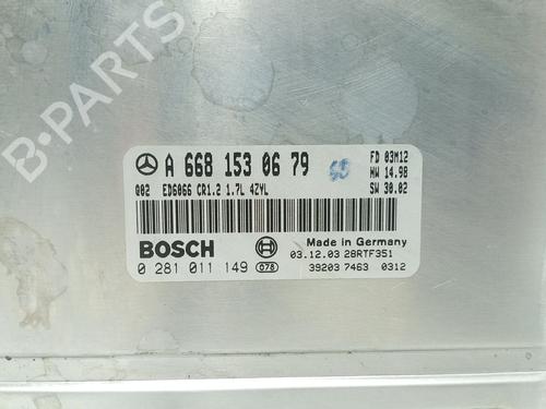 Engine control unit (ECU) MERCEDES-BENZ VANEO (414) 1.7 CDI (414.700) | BP33809739M57 - Image 2